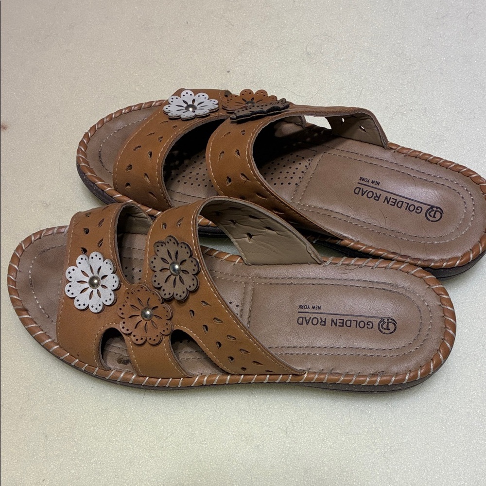 Women's Brown Sandals, size 38